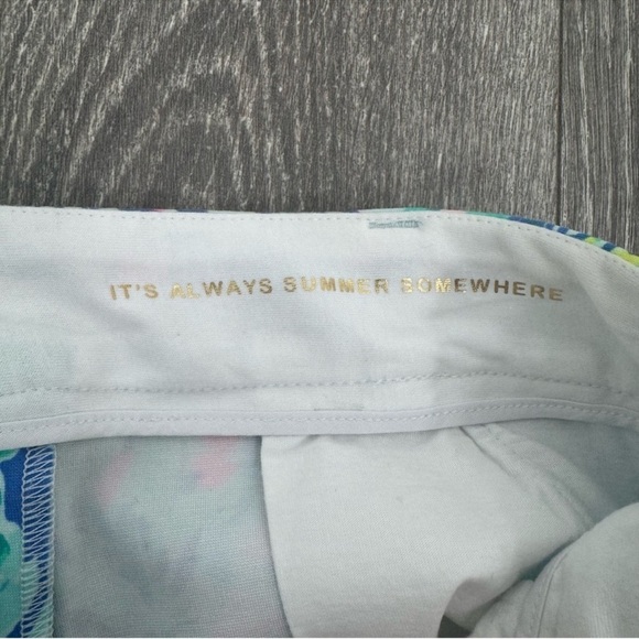 NEW Lilly Pulitzer Callahan Stretch 5” Inseam Short in Mermaids Cove—size 0 - Picture 7 of 13